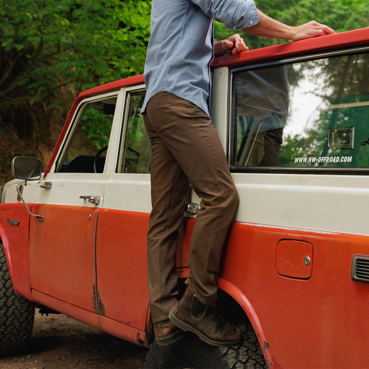 Comfort Canvas Pant - Chestnut