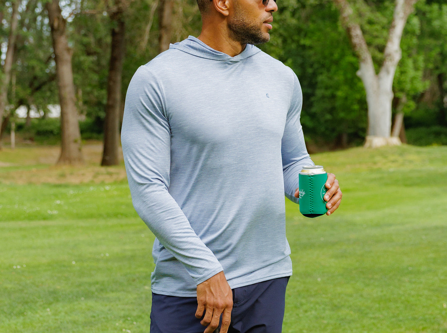 Performance Sport Hoodie - Light Blue