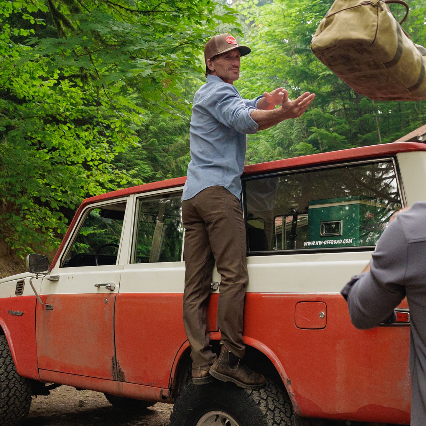 Comfort Canvas Pant - Chestnut
