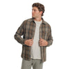 Heavy Twill Shacket - Olive Multi Plaid