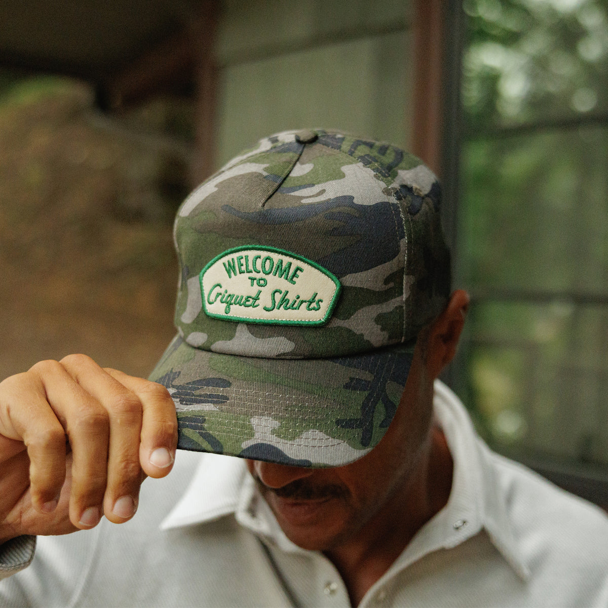 Throwback Hat - Parks Patch - Cotton Camo
