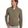 Waffle Stretch Pullover - Stone Gray