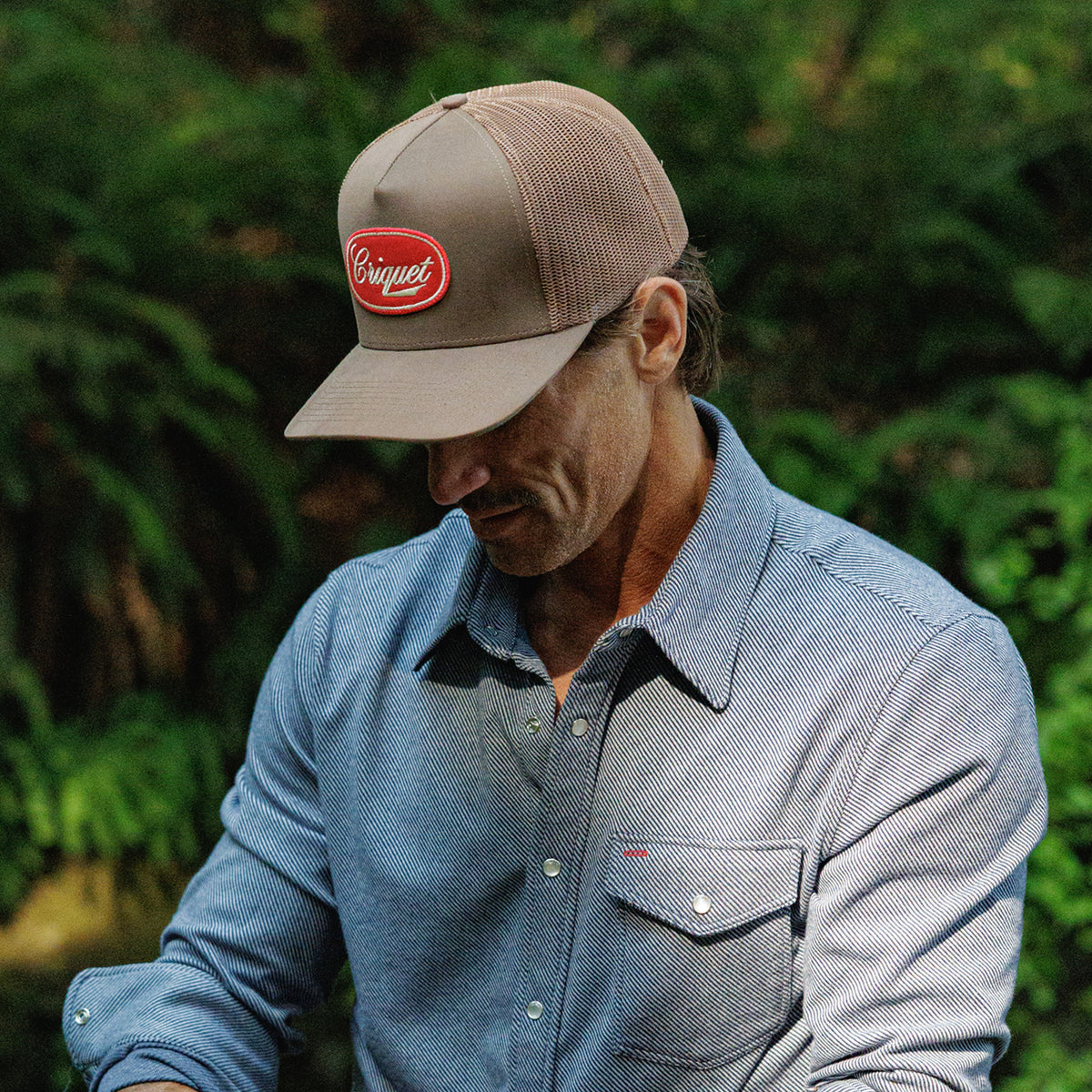 Trucker Hat - Heritage Script Patch - Peached Brown