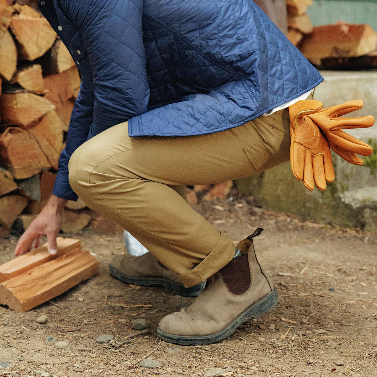 Comfort Canvas Pant - Camel