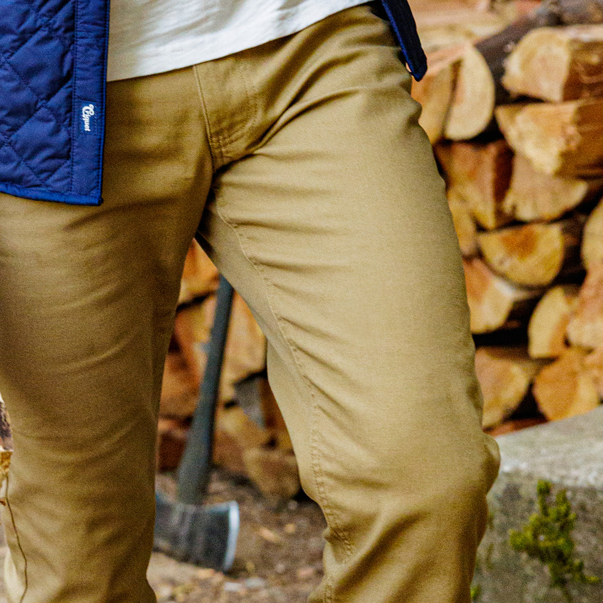 Comfort Canvas Pant - Camel
