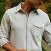 Chill-Knit Twill Pearl Snap - Grey Rock