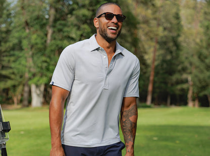 Performance Sport Range Polo - Hobby Stripe - Gray