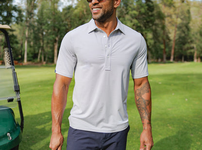 Performance Sport Range Polo - Hobby Stripe - Gray