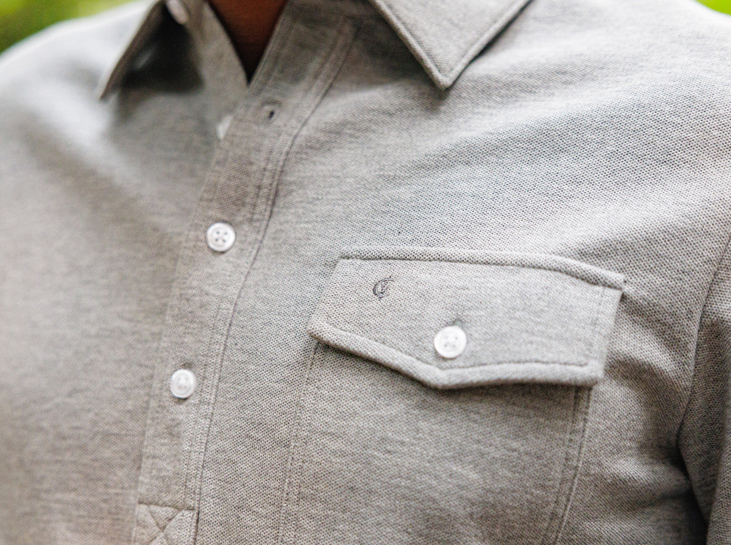 Long Sleeve Players Shirt - Heather Gray