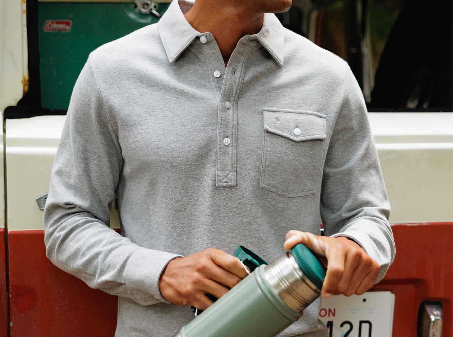 Long Sleeve Players Shirt - Heather Gray
