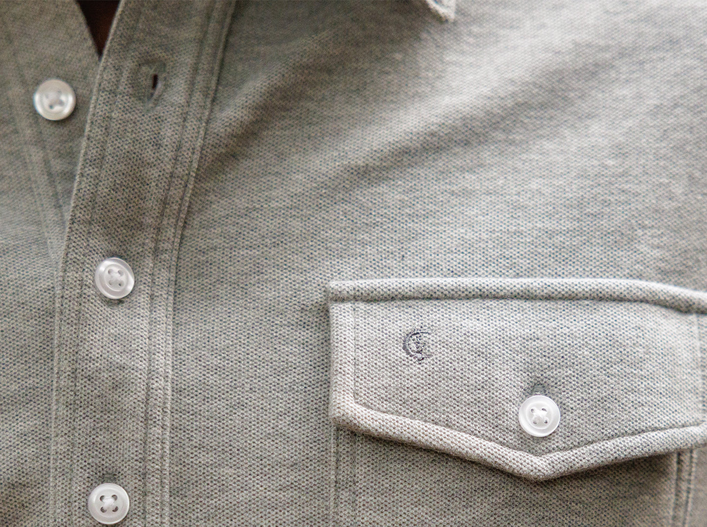 Long Sleeve Players Shirt - Heather Gray