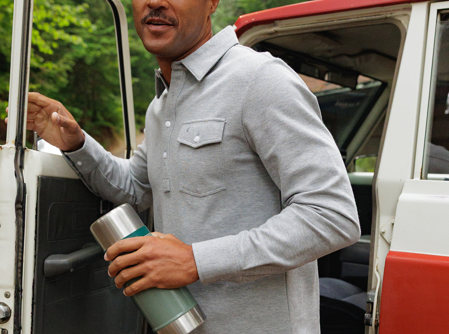 Long Sleeve Players Shirt - Heather Gray