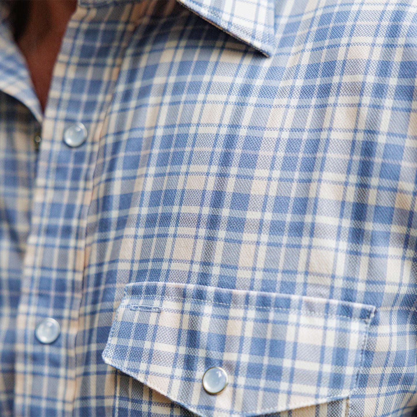 Performance Pearl Snap Button Down - Daybreak Plaid
