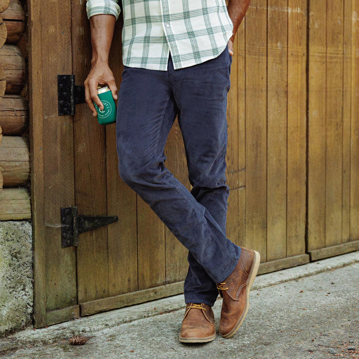 Comfort Corduroy Pant - Faded Navy