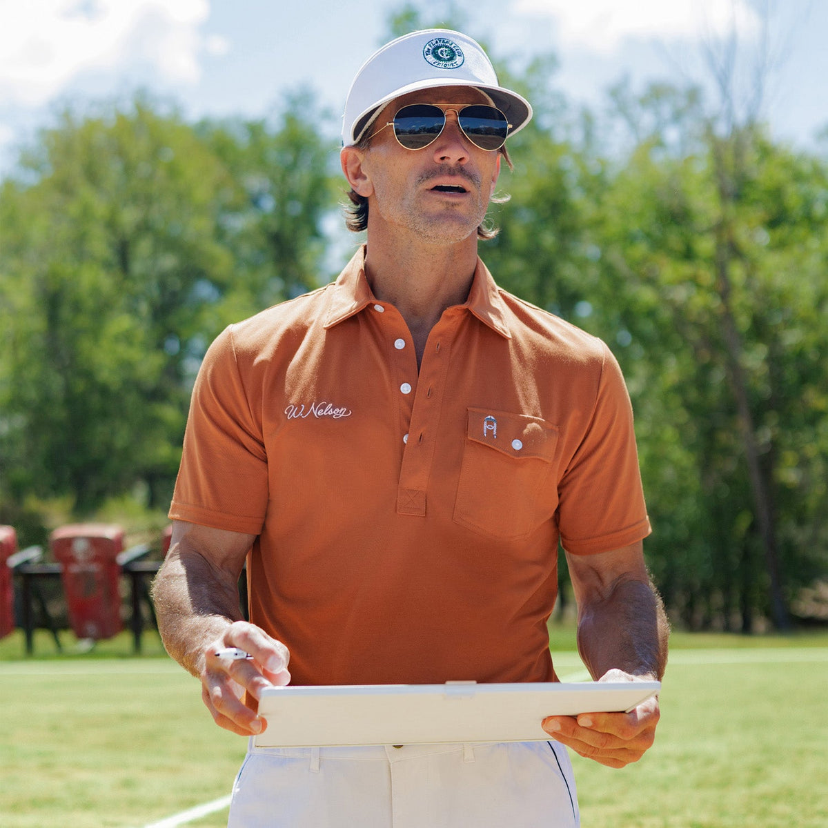 The Coach Nelson Players Shirt - Burnt Orange