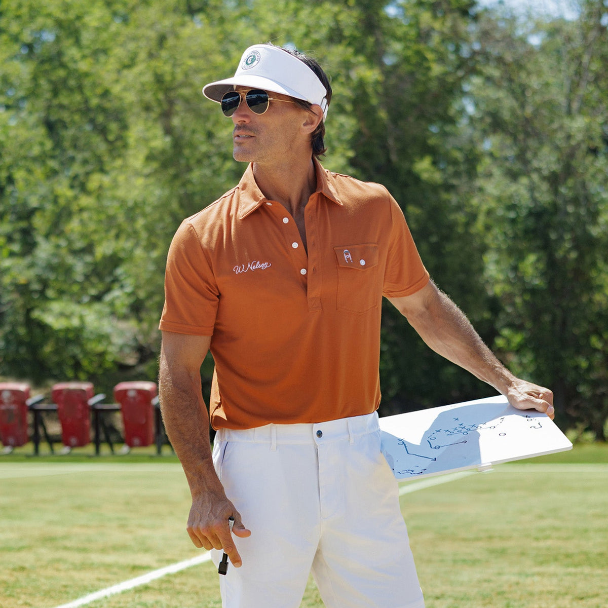 The Coach Nelson Players Shirt - Burnt Orange