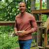 French Terry Crewneck Sweatshirt - Rust