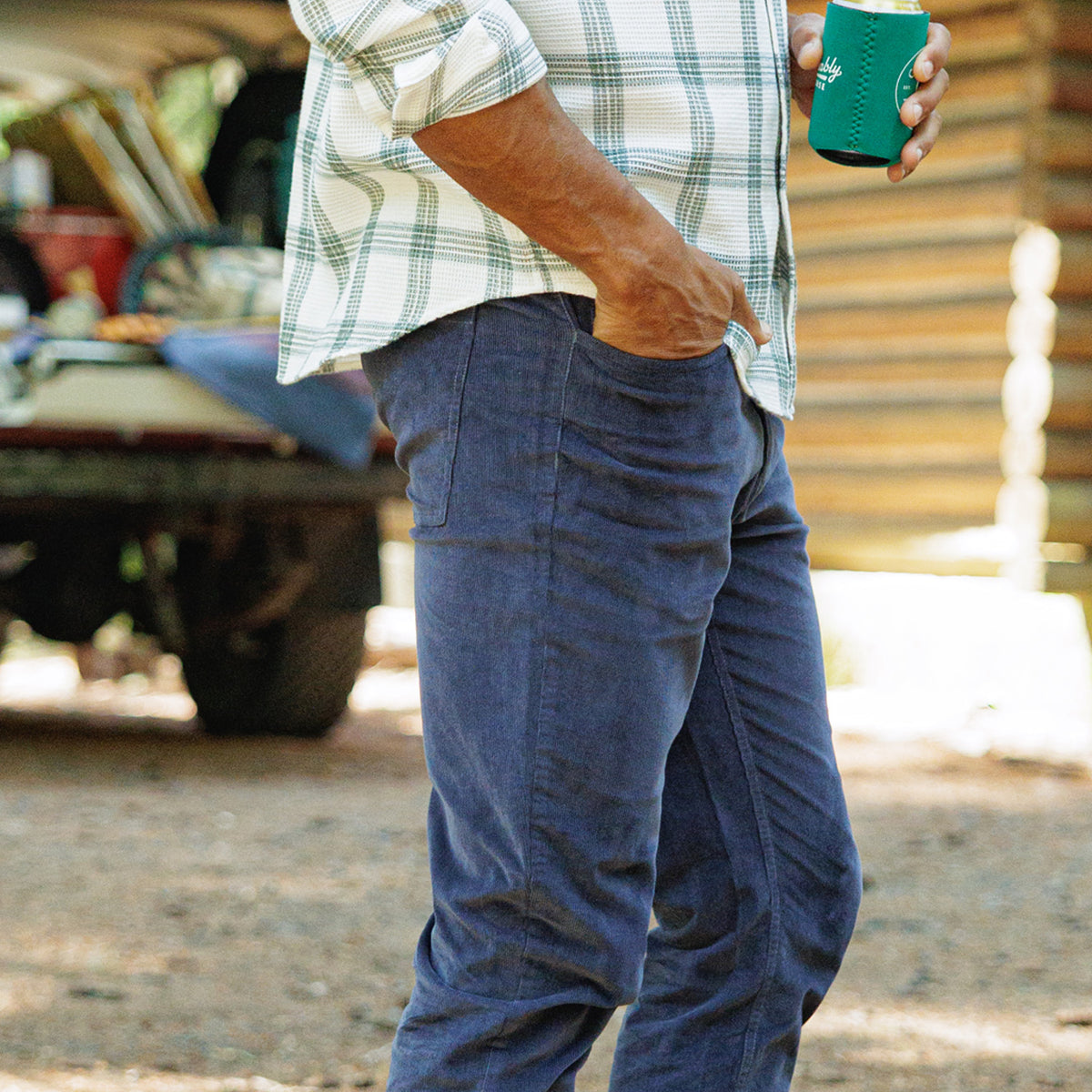 Comfort Corduroy Pant - Faded Navy