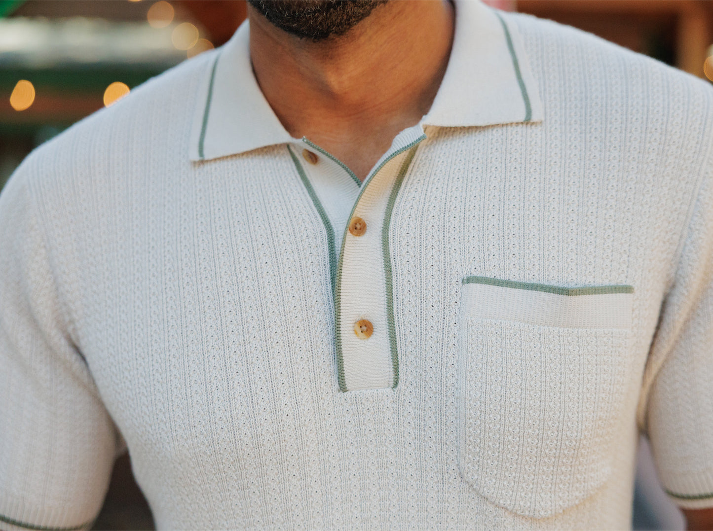 Bungalow Sweater Polo
