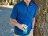 Indigo Knit Players Shirt - Dark Washed Indigo