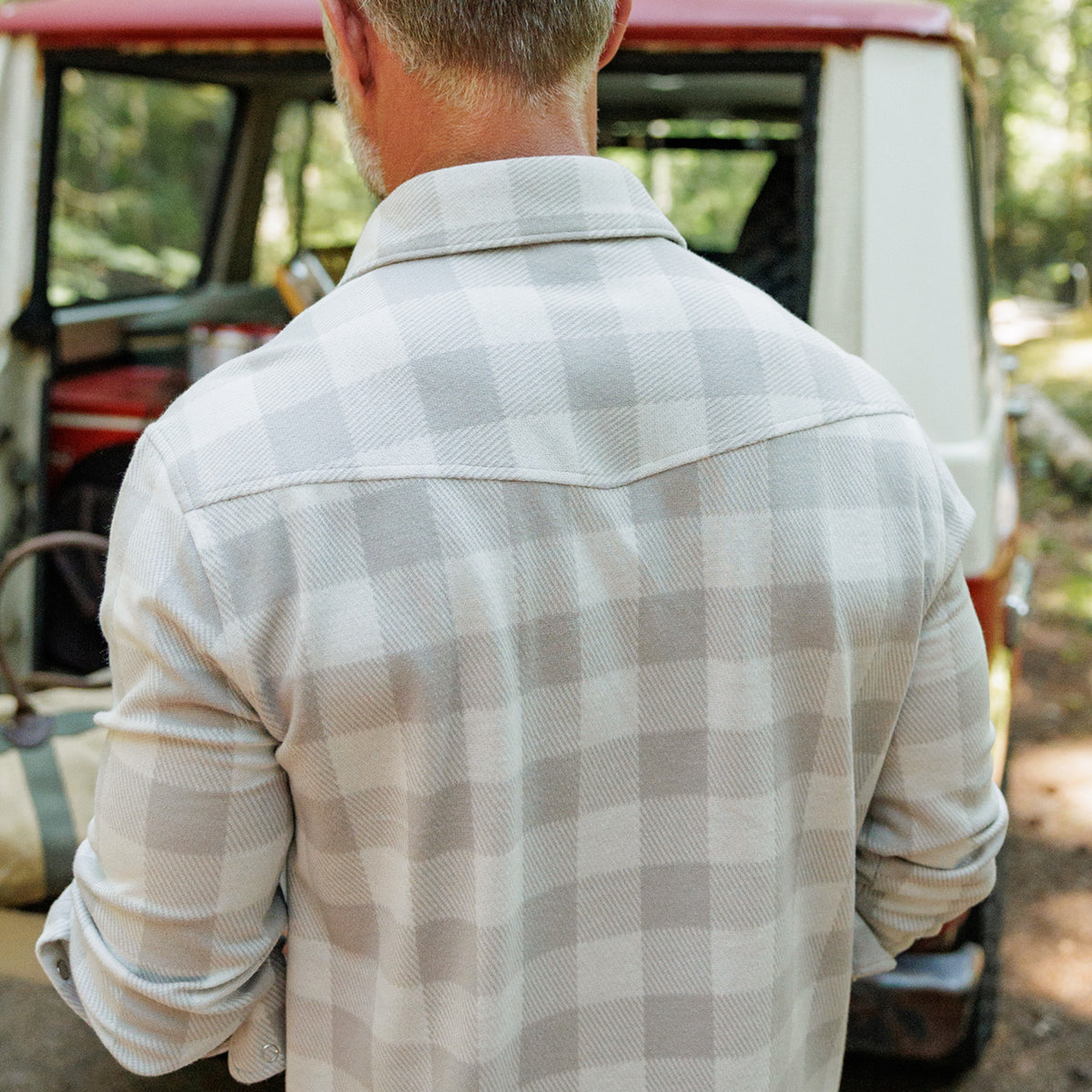 Chill-Knit Twill Pearl Snap - Buffalo Check Birchwood