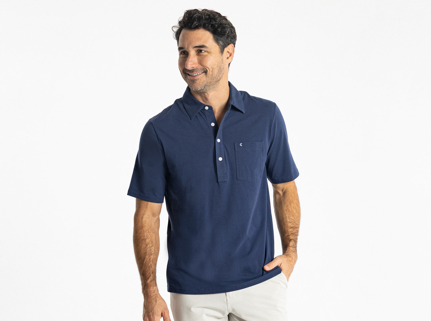 Top-Shelf Players Shirt - Navy Blue – Criquet Shirts