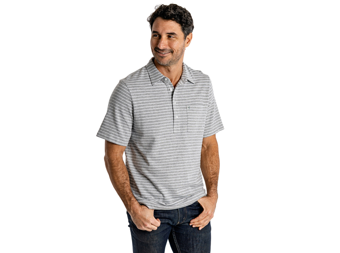 Easy Knit Players Shirt - Heather Gray