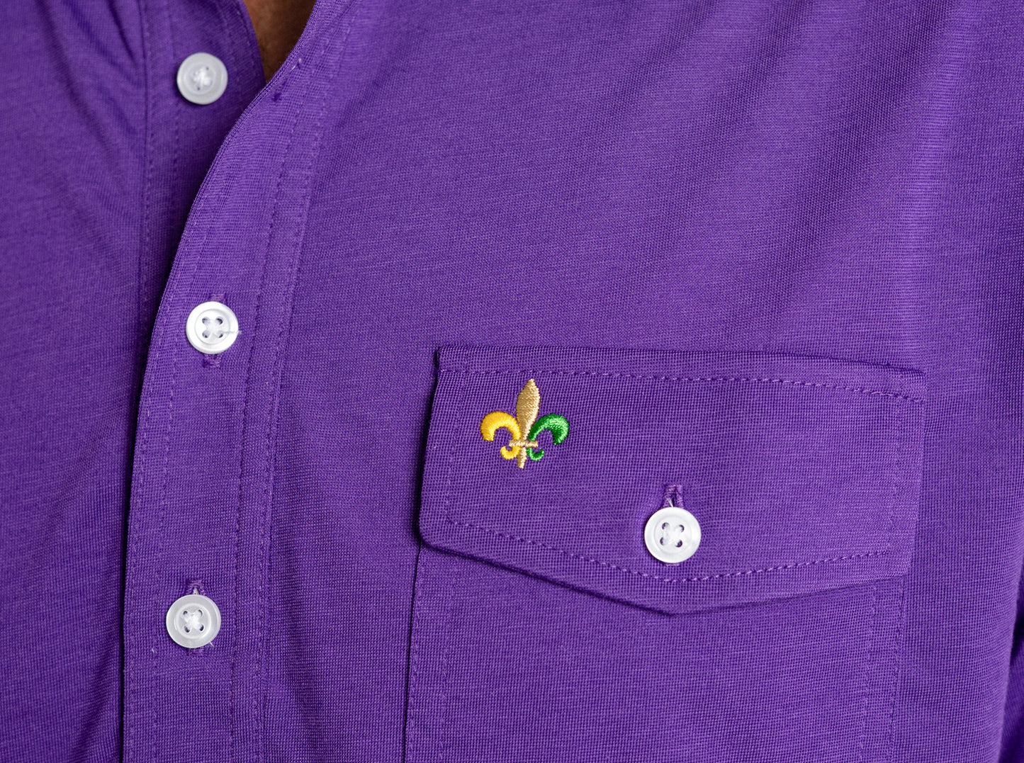 Limited Edition Performance Players Shirt - Mardi Gras - Tillandsia Purple