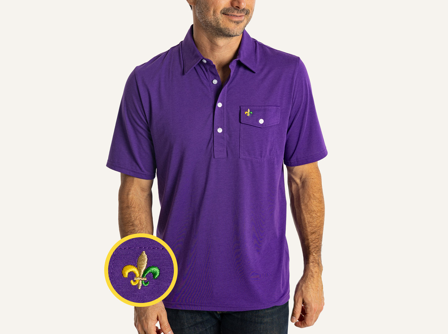 Limited Edition Performance Players Shirt - Mardi Gras - Tillandsia Purple