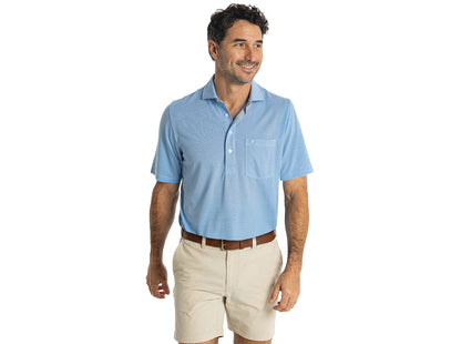 Spread Collar Polo - Hobby Stripe - Blue