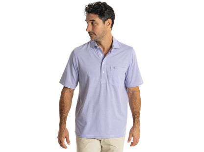 Spread Collar Polo - Hobby Stripe - Lavender
