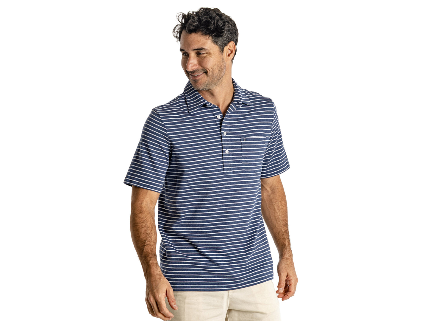 Easy Knit Players Shirt - Heather Navy