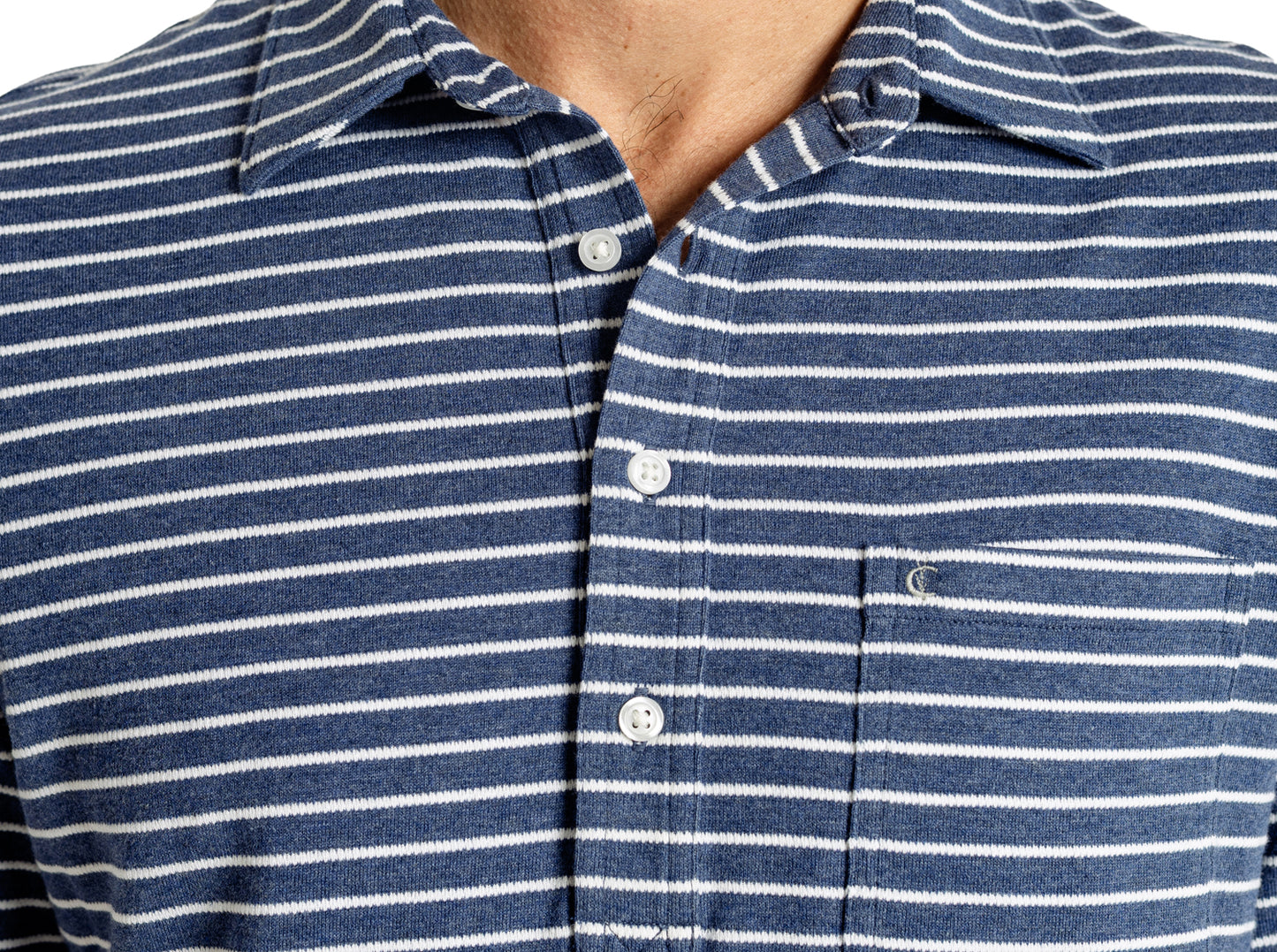 Easy Knit Players Shirt - Heather Navy