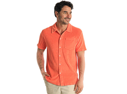Terrycloth Button Down - Picante