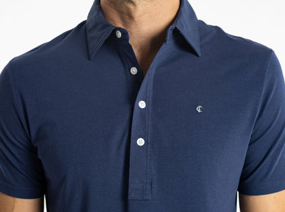 Slim Fit Top-Shelf Range Polo - Navy Blue