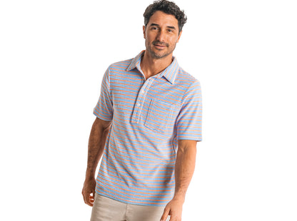 Terrycloth Players Shirt - Sanibel Stripe - Blue