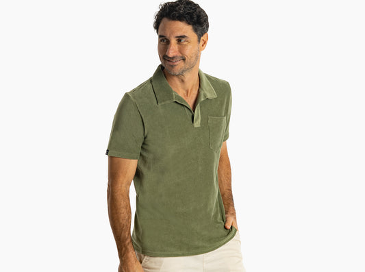 Velour Monty Polo - Palm Tree