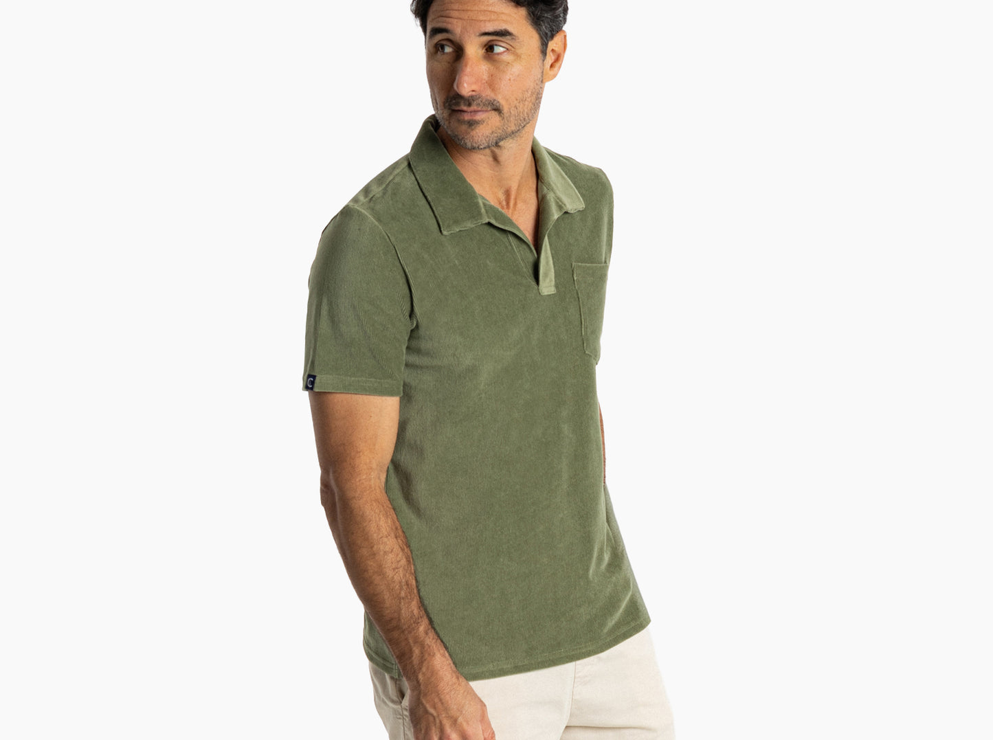 Velour Monty Polo - Palm Tree