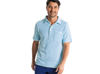 Terrycloth Players Shirt - Sanibel Stripe - Gulf