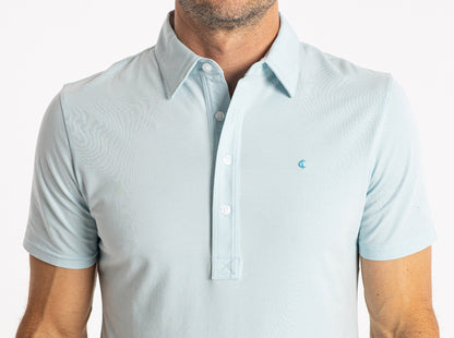 Slim Fit Top-Shelf Range Polo - Low Tide