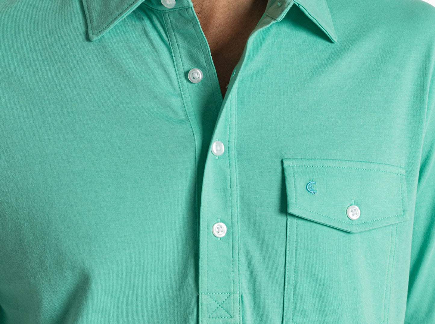 Classic Players Shirt - Bay Breeze