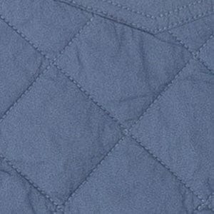 BYU - Quilted Shacket - Oval - Slate Blue