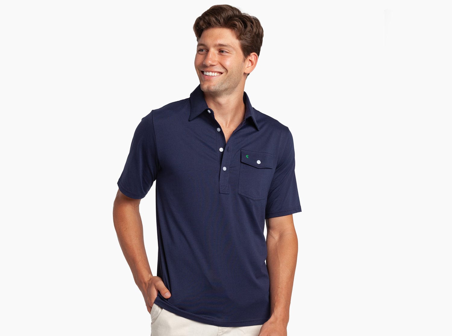 Performance Players Shirt - Nassau Navy – Criquet Shirts