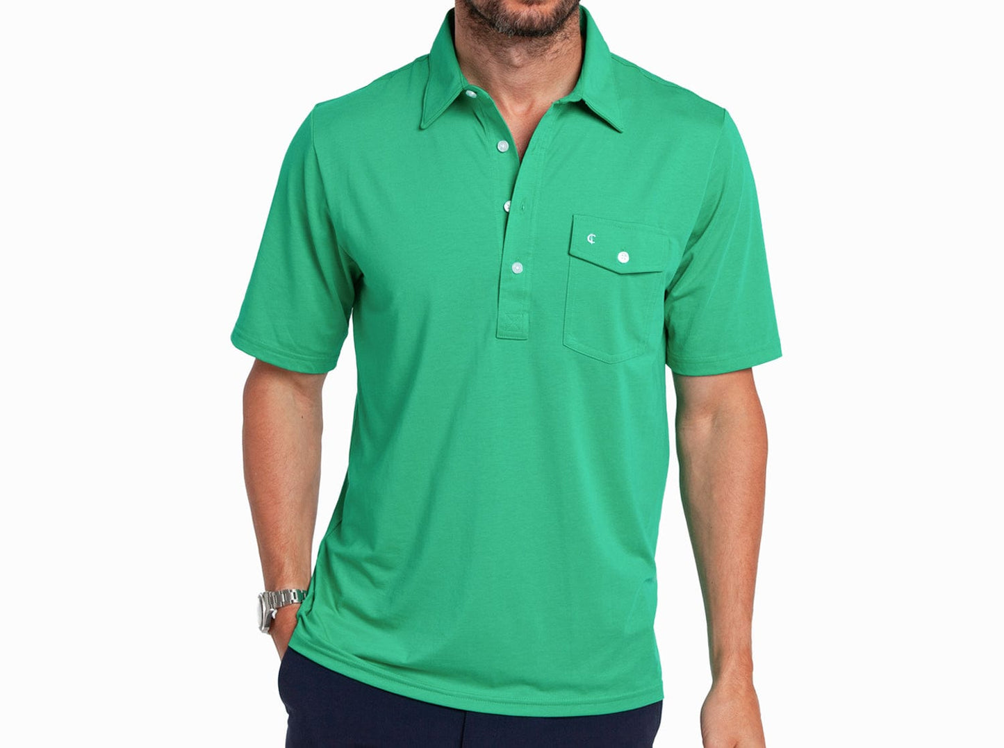 Performance Players Shirt - Golf Green