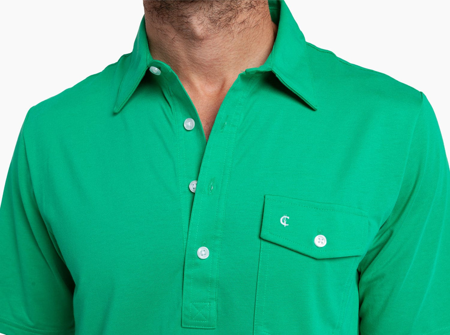 Performance Players Shirt - Golf Green