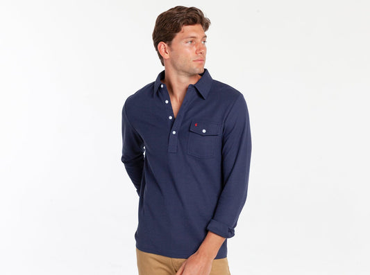 Long Sleeve Players Shirt - Peacoat