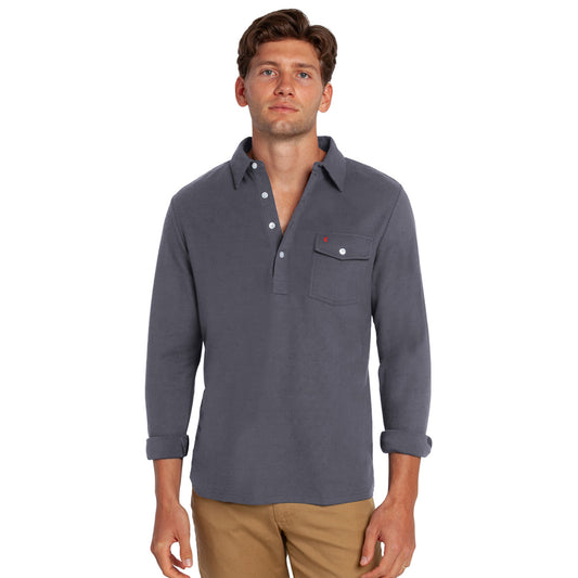 Long Sleeve Players Shirt - Blue Steel