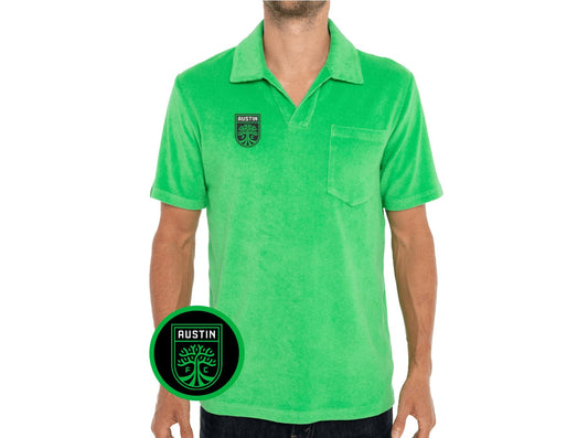 Austin FC - Terry Cloth Polo - Verde Terry