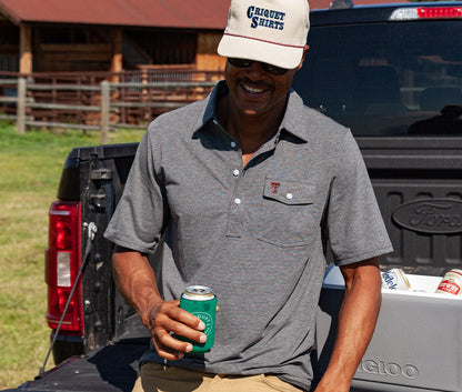 Texas Tech - Coach's Performance Players Shirt - TT Mark - Heather Gray