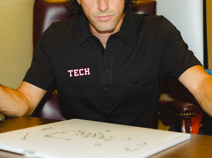 Texas Tech - Retro Coach's Players Shirt - Tech - Black